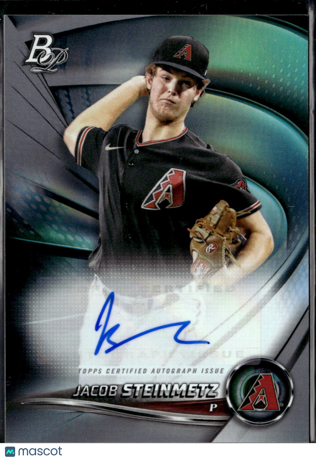 Jacob Steinmetz 2022 Bowman Platinum Auto Autograph Arizona Diamondbacks