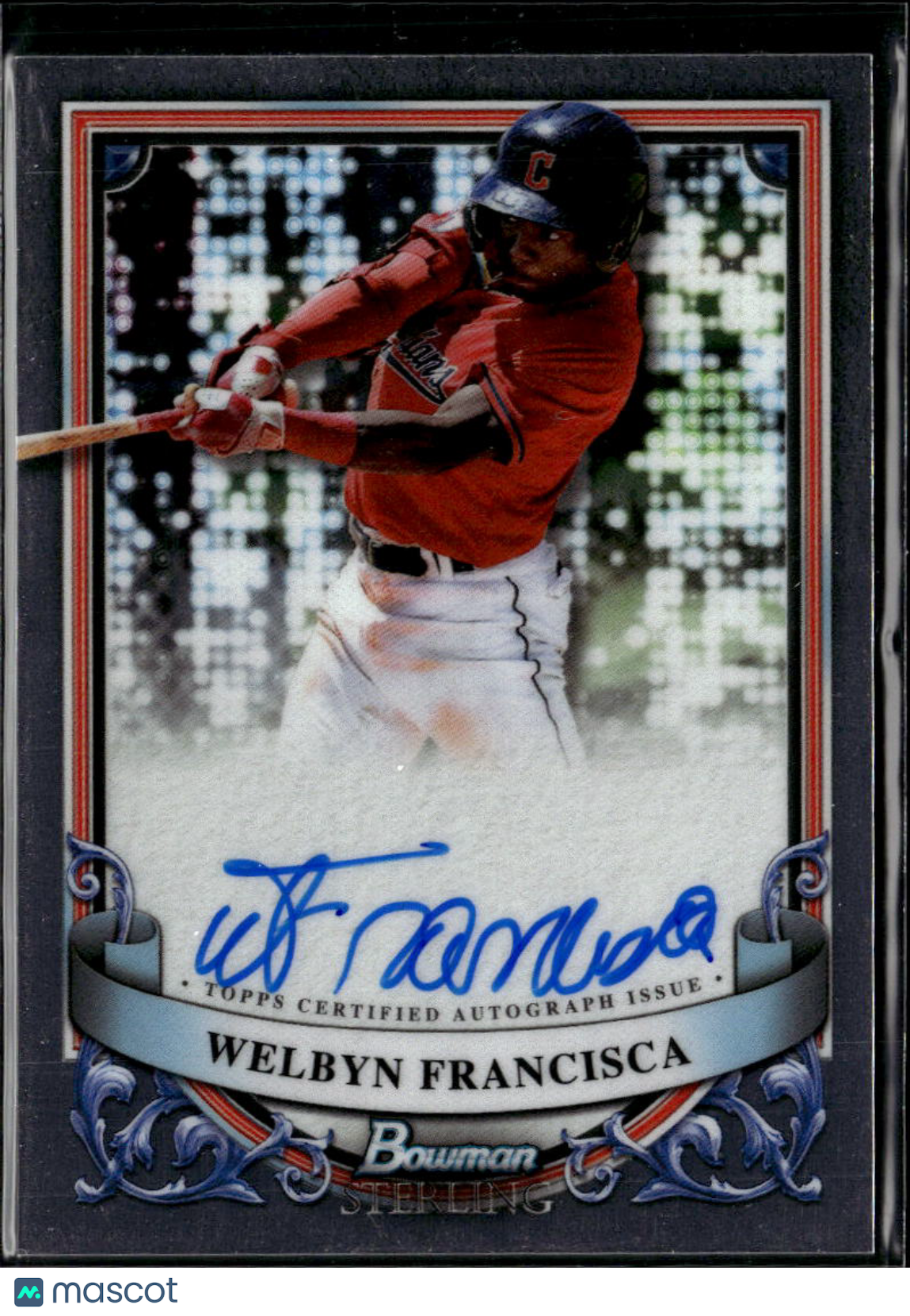 Welbyn Francisca 2024 Bowman Sterling Auto Autograph Cleveland Guardians