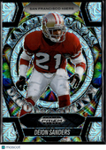 Deion Sanders 2025 Prizm Black Kaleidoscopic Mojo Prizm /25 San Francisco 49ers