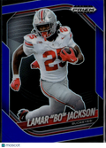 Lamar Bo Jackson 2025 Prizm Black Blue RC /199 Ohio State Buckeyes