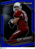 Kurt Warner 2025 Prizm Black Blue /199 Arizona Cardinals