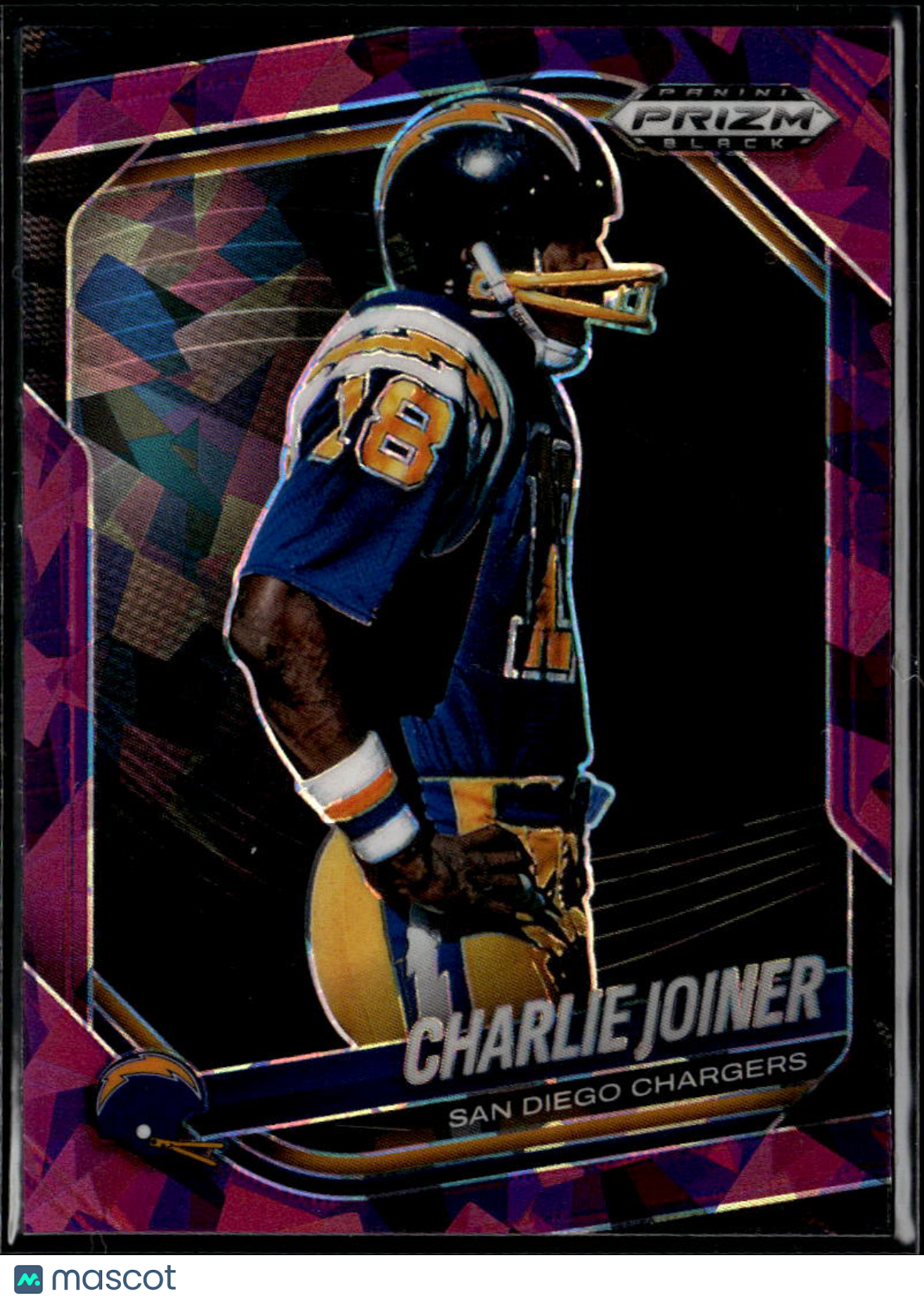 Charlie Joiner 2025 Prizm Black Purple Ice /149 San Diego Chargers