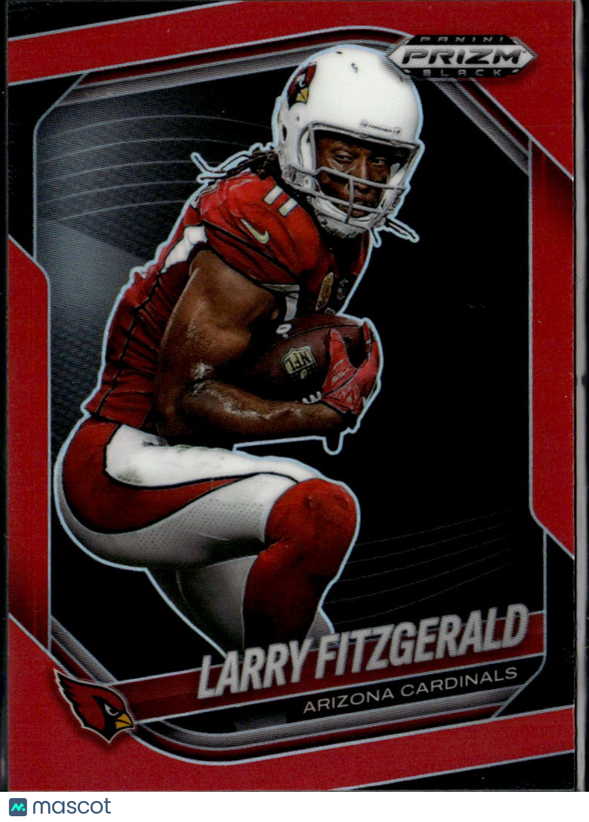 Larry Fitzgerald 2025 Prizm Black Red /299 Arizona Cardinals