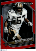 Rickey Jackson 2025 Prizm Black Red /299 New Orleans Saints