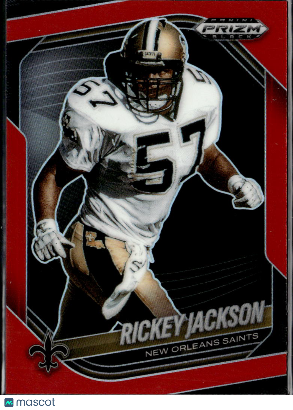 Rickey Jackson 2025 Prizm Black Red /299 New Orleans Saints
