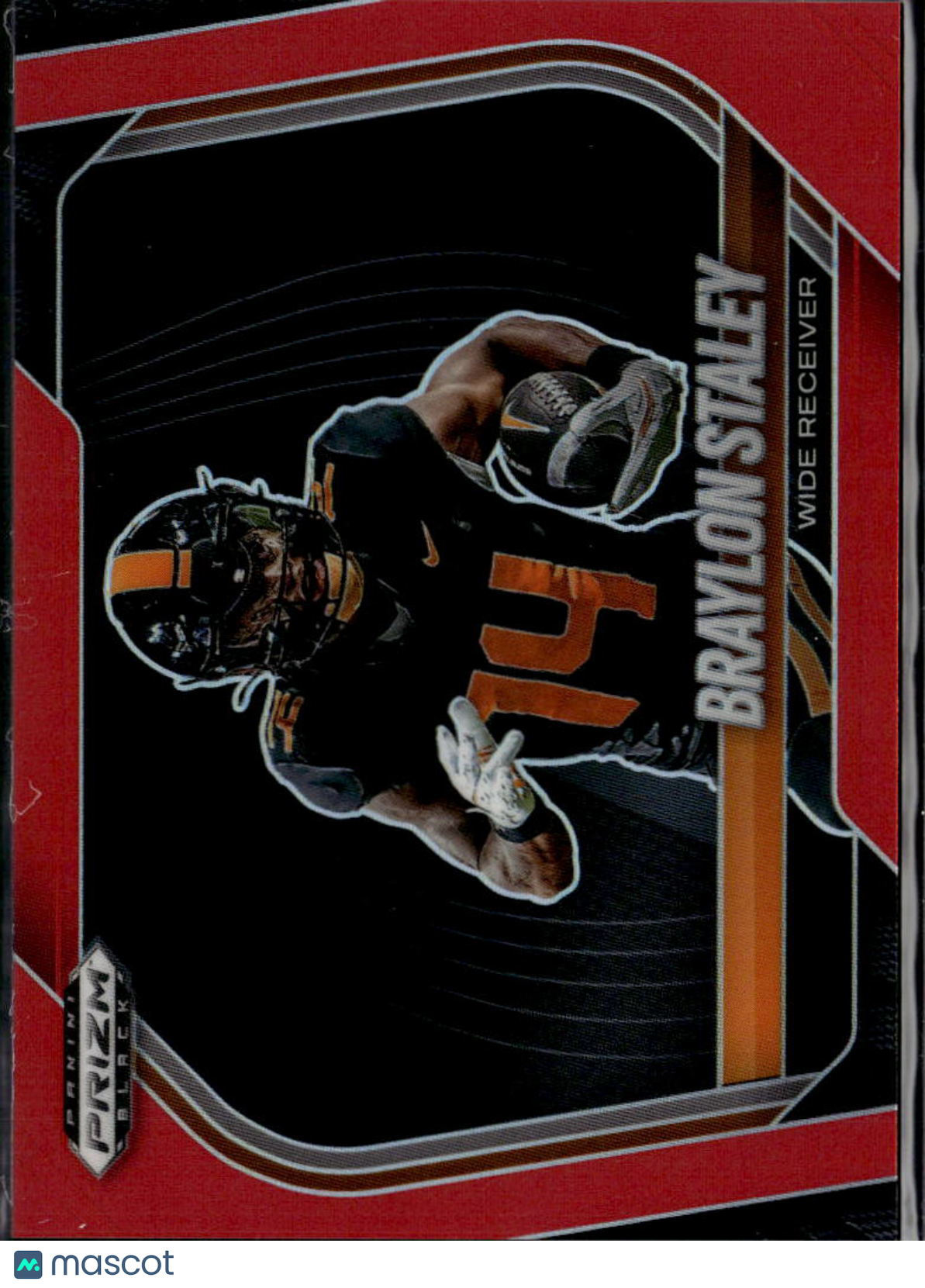 Braylon Staley 2025 Prizm Black Red /299 Tennessee Volunteers