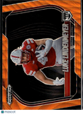 Luke Lindenmeyer 2025 Prizm Black Orange Wave RC /60 Nebraska Cornhuskers