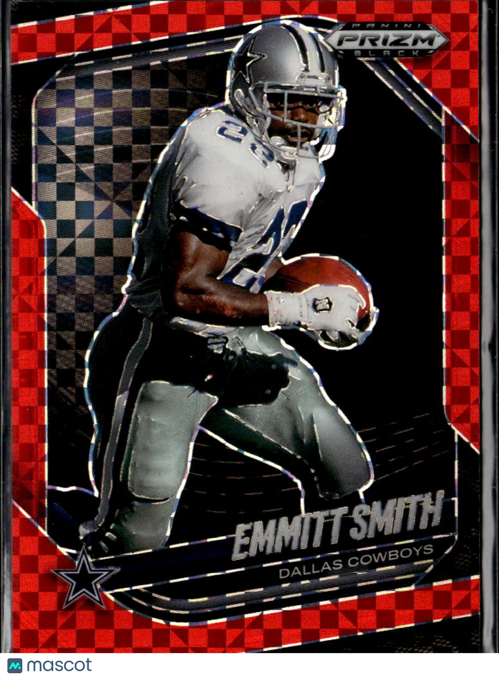 Emmitt Smith 2025 Prizm Black Red Checkerboard 74/75 Dallas Cowboys