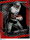 Emmitt Smith 2025 Prizm Black Red Checkerboard 74/75 Dallas Cowboys
