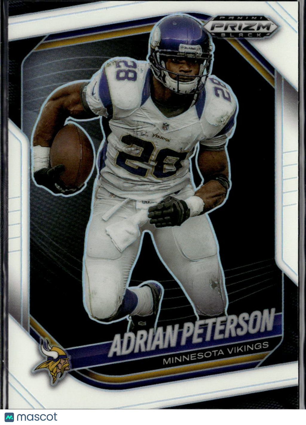Adrian Peterson 2025 Prizm Black White Prizm 170/175 Minnesota Vikings