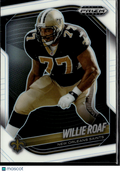 Willie Roaf 2025 Prizm Black White /175 New Orleans Saints
