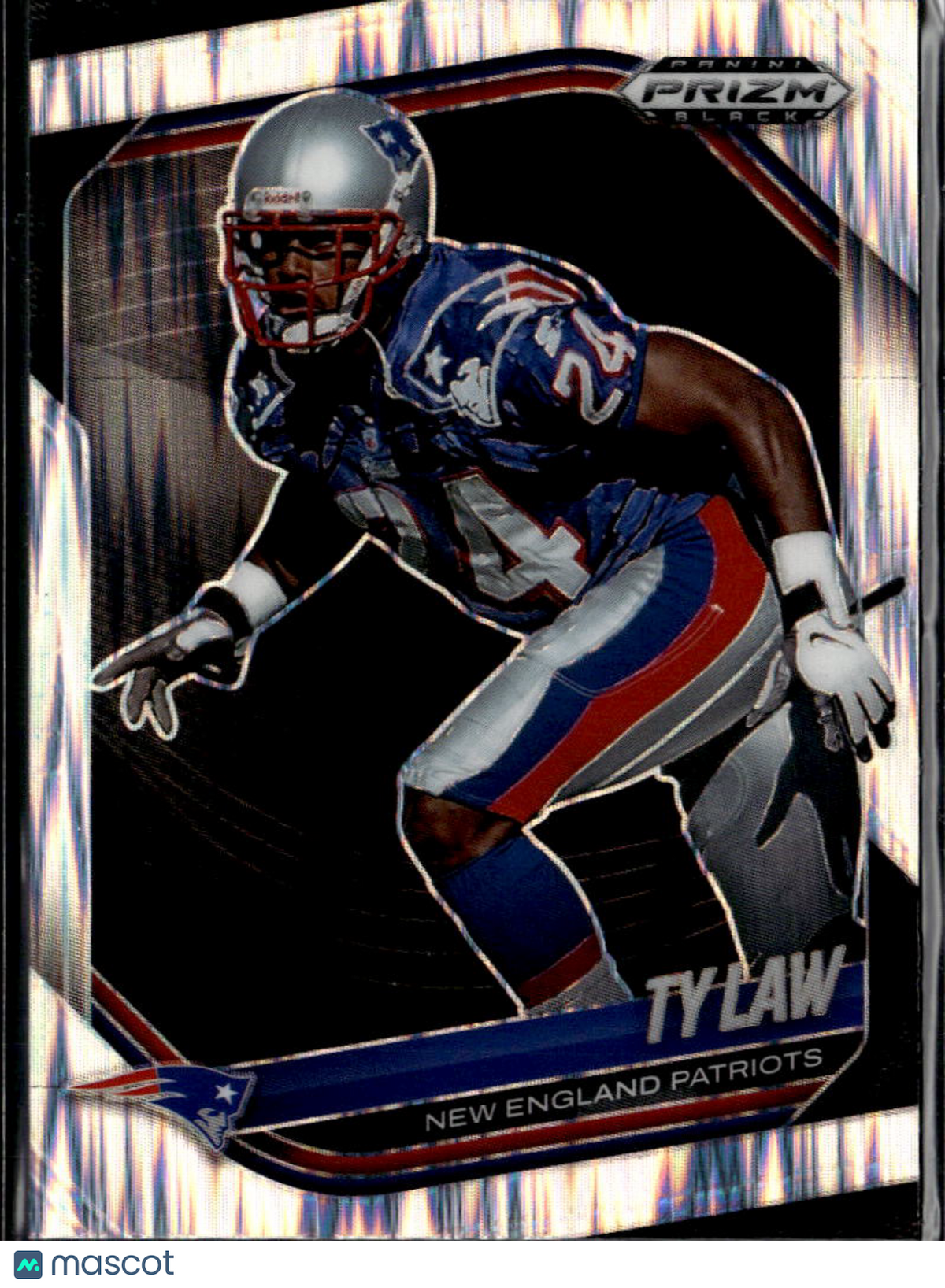 Ty Law 2025 Prizm Black Shock Prizm /249 New England Patriots