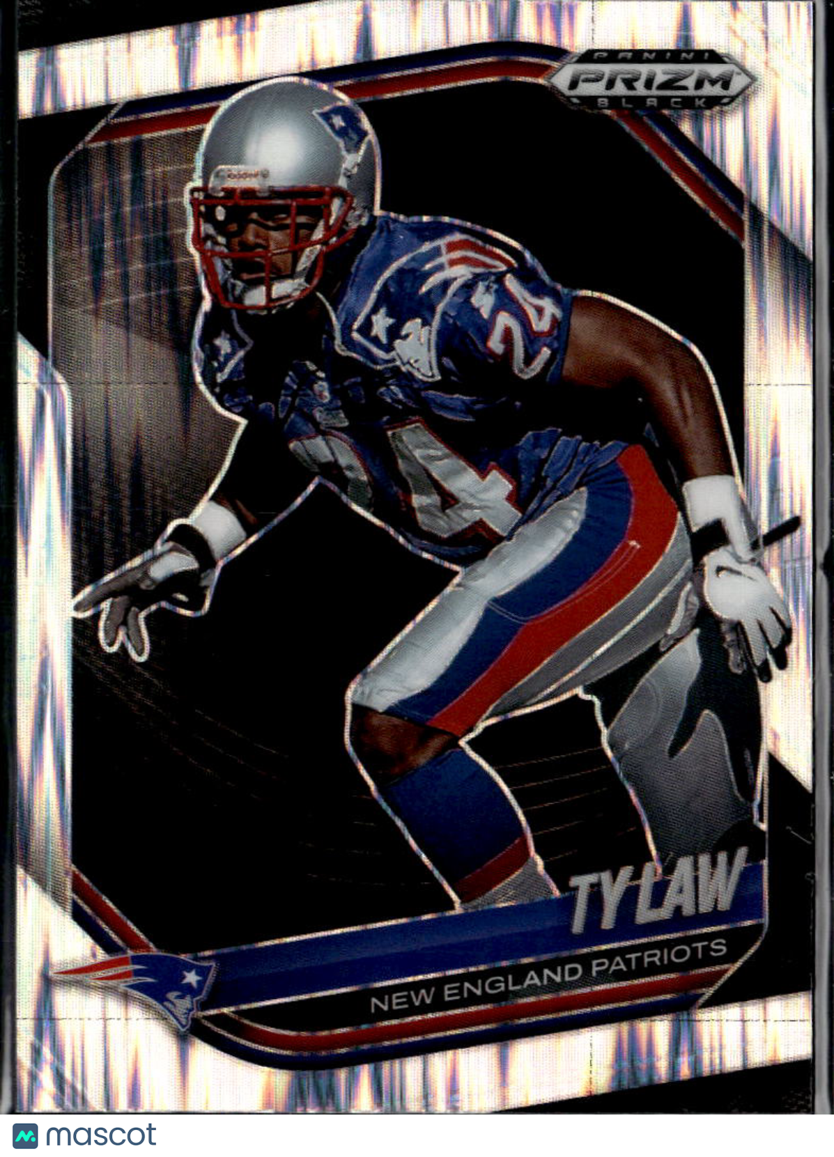 Ty Law 2025 Prizm Black Shock Prizm /249 New England Patriots