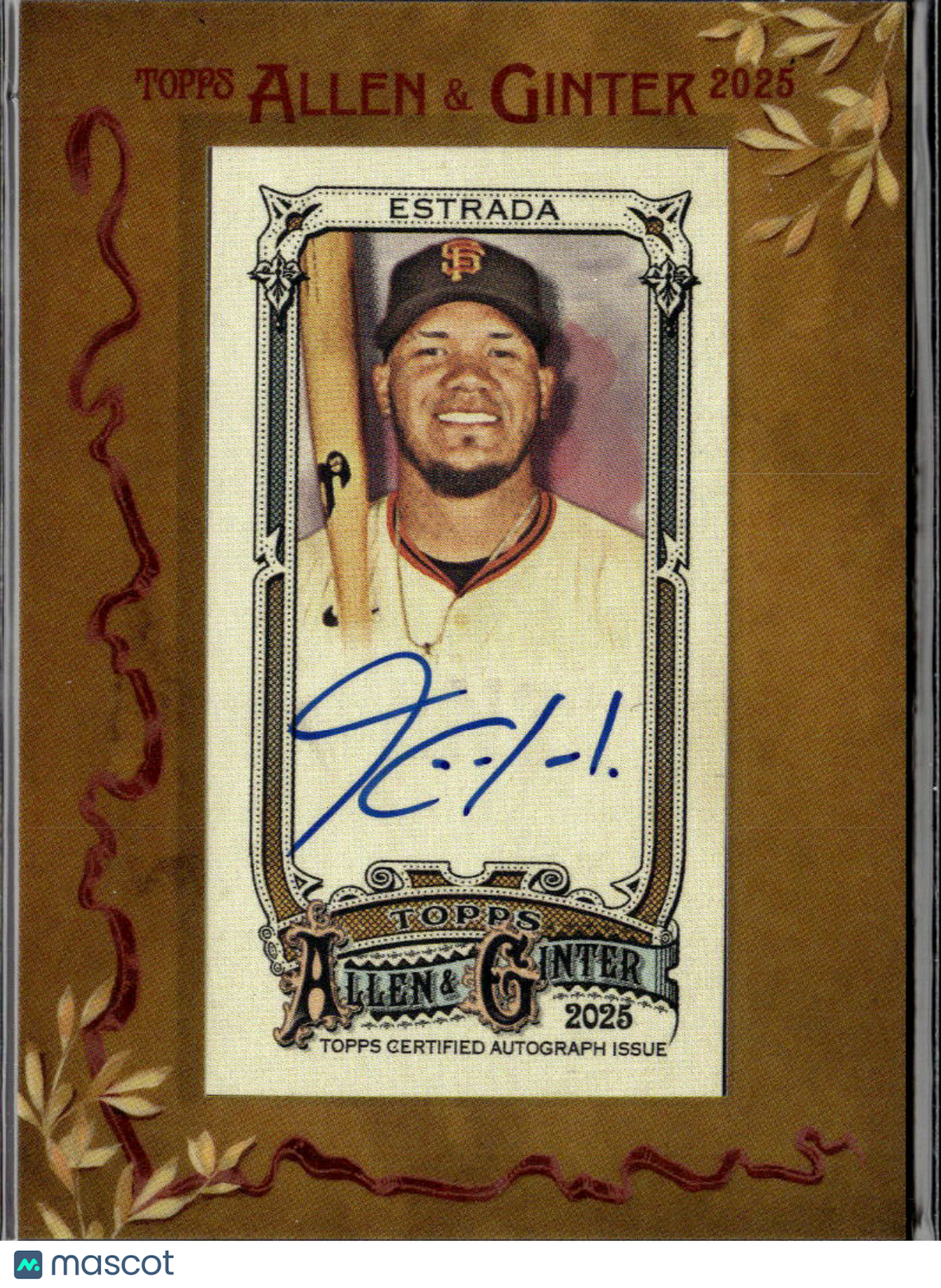 Thairo Estrada 2025 Topps Allen & Ginter Auto Autograph San Francisco Giants