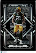 Eric Stokes 2021 Panini Obsidian Rookie RC Green Bay Packers