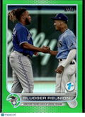 Vladimir Guerrero Jr. Wander Franco 2022 Topps Green /99 Rays Blue Jays