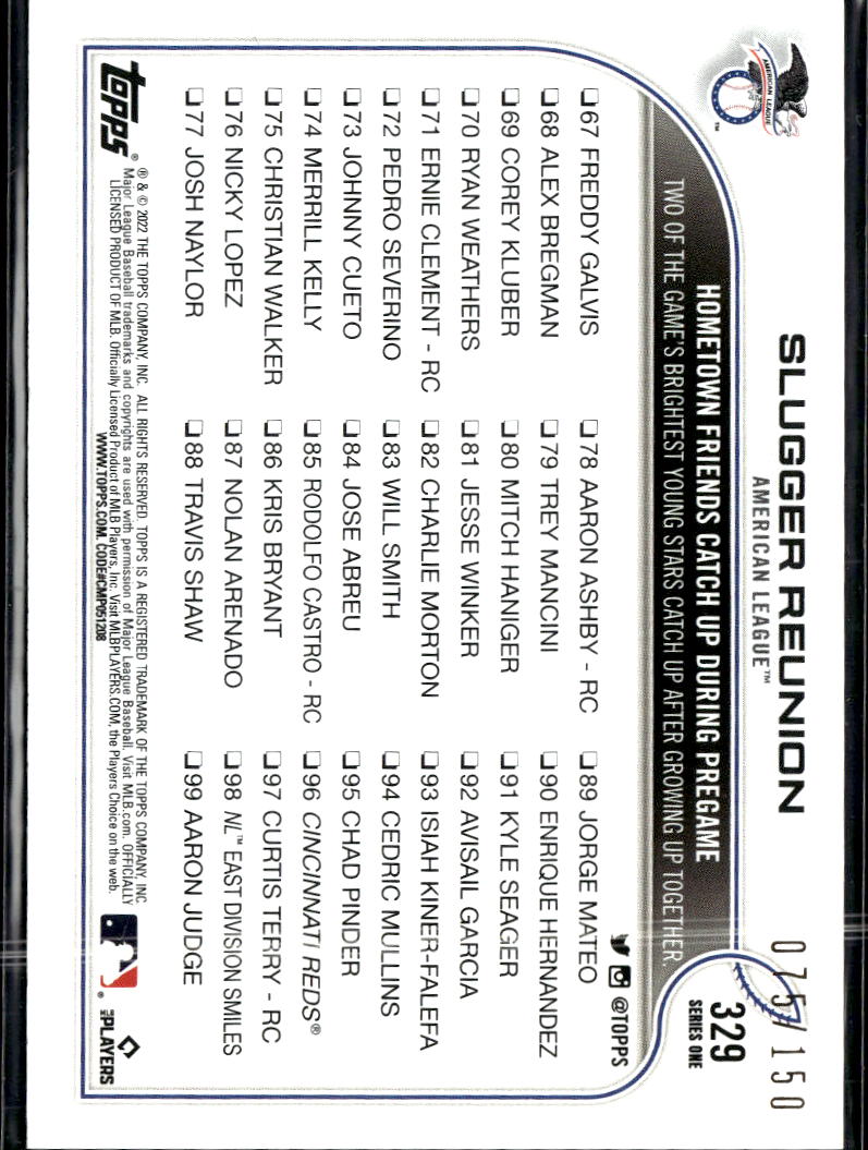 Vladimir Guerrero Jr. Wander Franco 2022 Topps Green /99 Rays Blue Jays