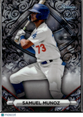 Samuel Munoz 2023 Bowman Sterling /100 Los Angeles Dodgers