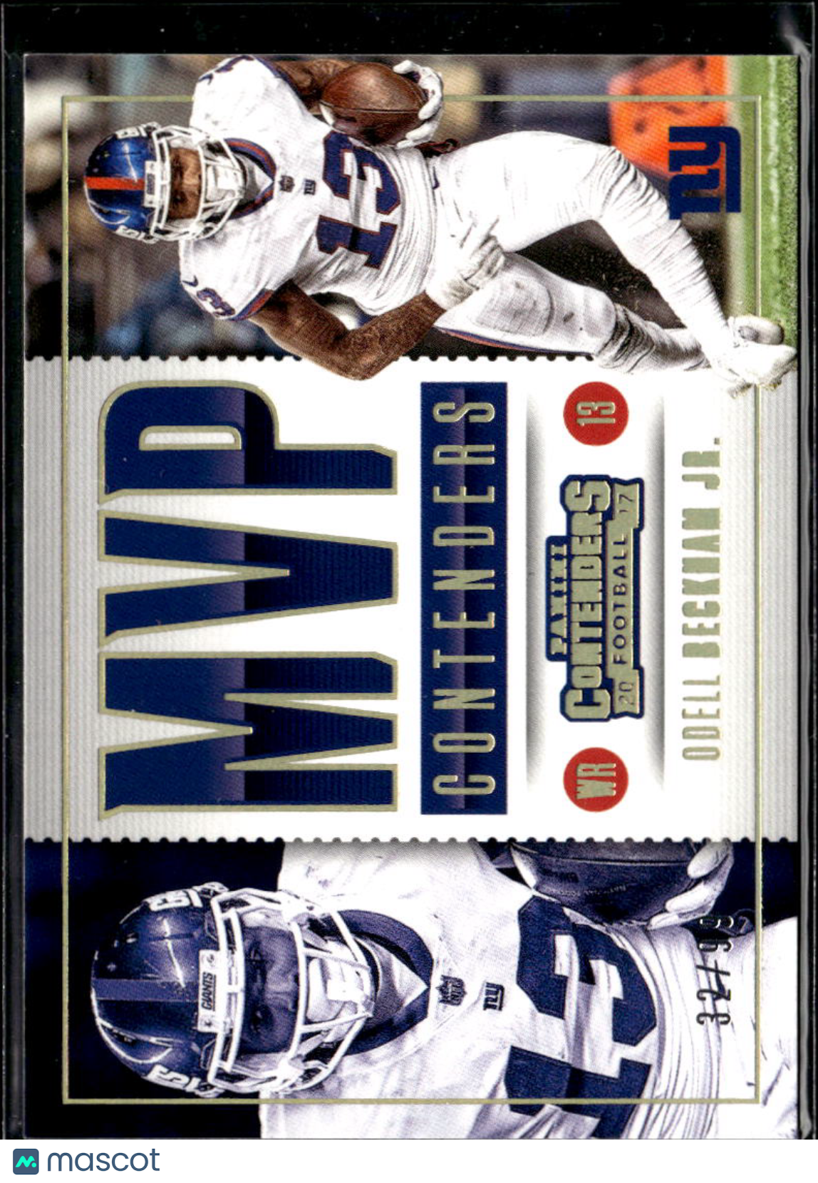 Odell Beckham Jr. 2017 Contenders MVP Gold 32/99 New York Giants