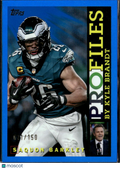 Saquon Barkley 2026 Topps Profiles Blue /150 Philadelphia Eagles
