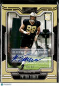 Payton Turner 2021 Playbook Auto Autograph RC /99 New Orleans Saints