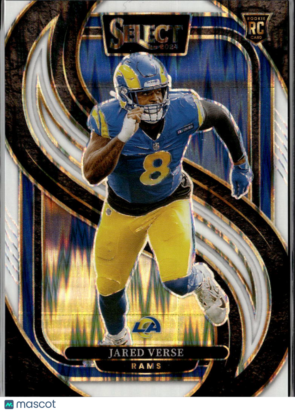 Jared Verse 2024 Select White RC /199 Los Angeles Rams