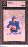 Jaxson Dart 2025 Origins Auto Autograph Rookie RC New York Giants BGS Authentic