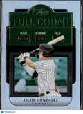 Jacob Gonzalez 2024 Panini Three and Two Rookie RC Chicago White Sox 79/99