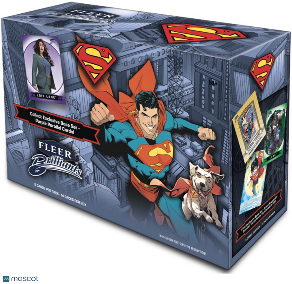 2025 Upper Deck Fleer Brilliants Super Man Mega Box - 14 Packs