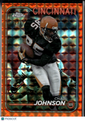 Chad Johnson 2024 Topps Chrome Orange Refractor Cincinnati Bengals 22/25