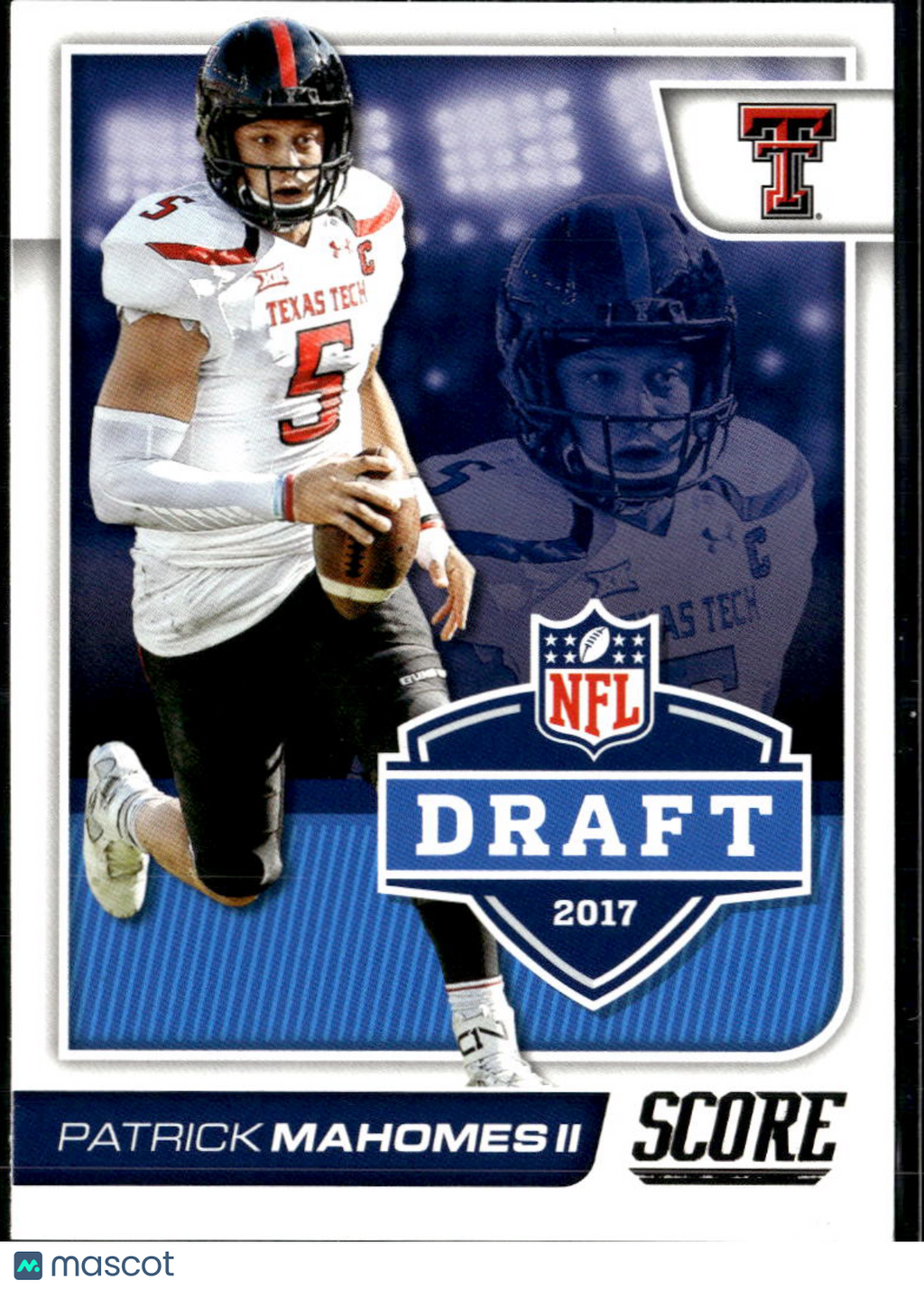 Patrick Mahomes II 2017 Score NFL Draft Rookie RC Texas Tech Kansas City Chiefs