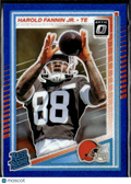 Harold Fannin Jr. 2025 Optic Rated Rookie Blue Glitter Cleveland Browns