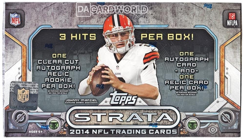 2014 Topps Strata Hobby Box 18 Packs 6 Card 3 Hits per Box