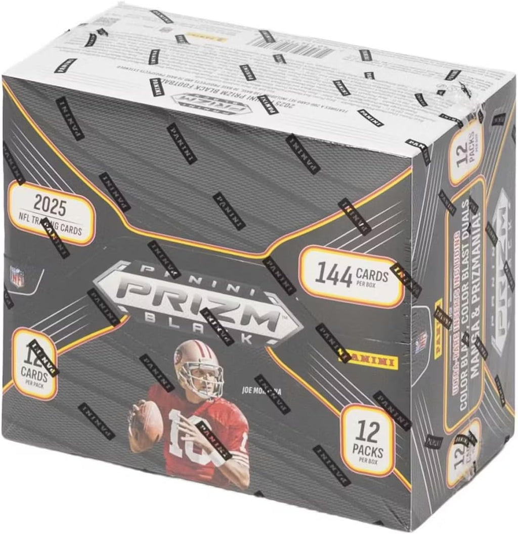 2025 Panini Prizm Black Football Hobby Box