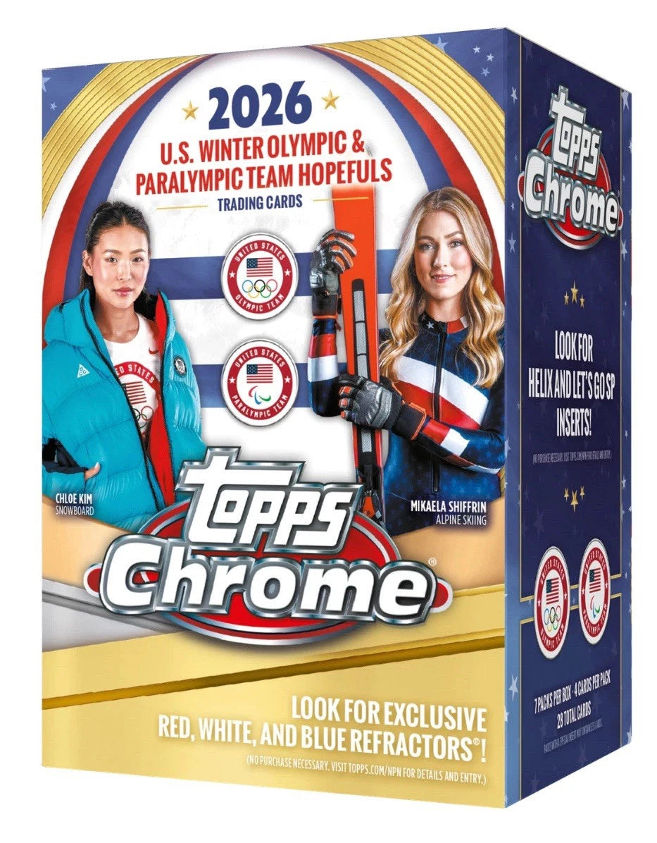 2026 Topps Chrome U.S. Olympic Hopefuls Blaster Box