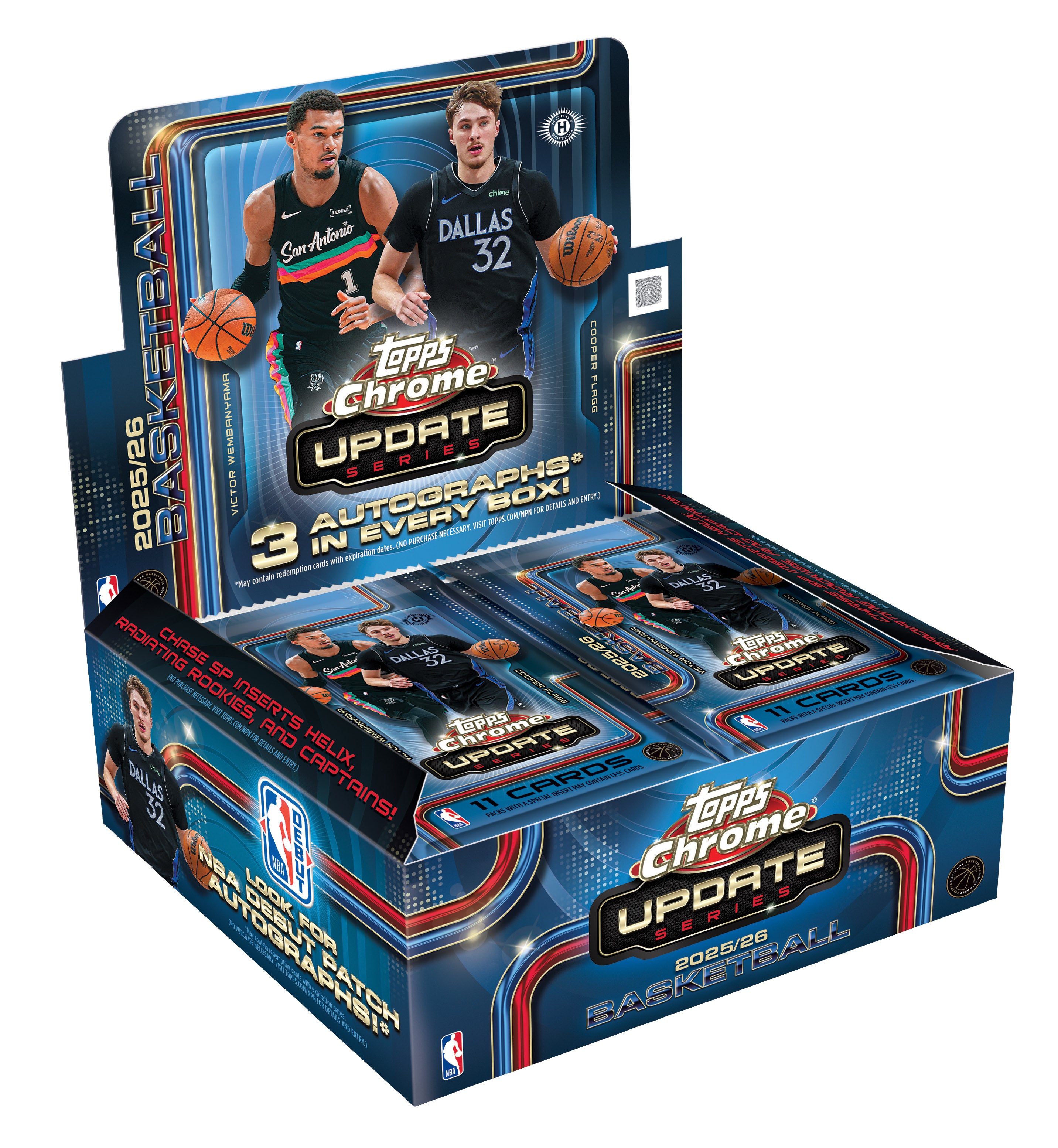 2025-26 Topps Chrome Update Basketball Jumbo Box (Presell)