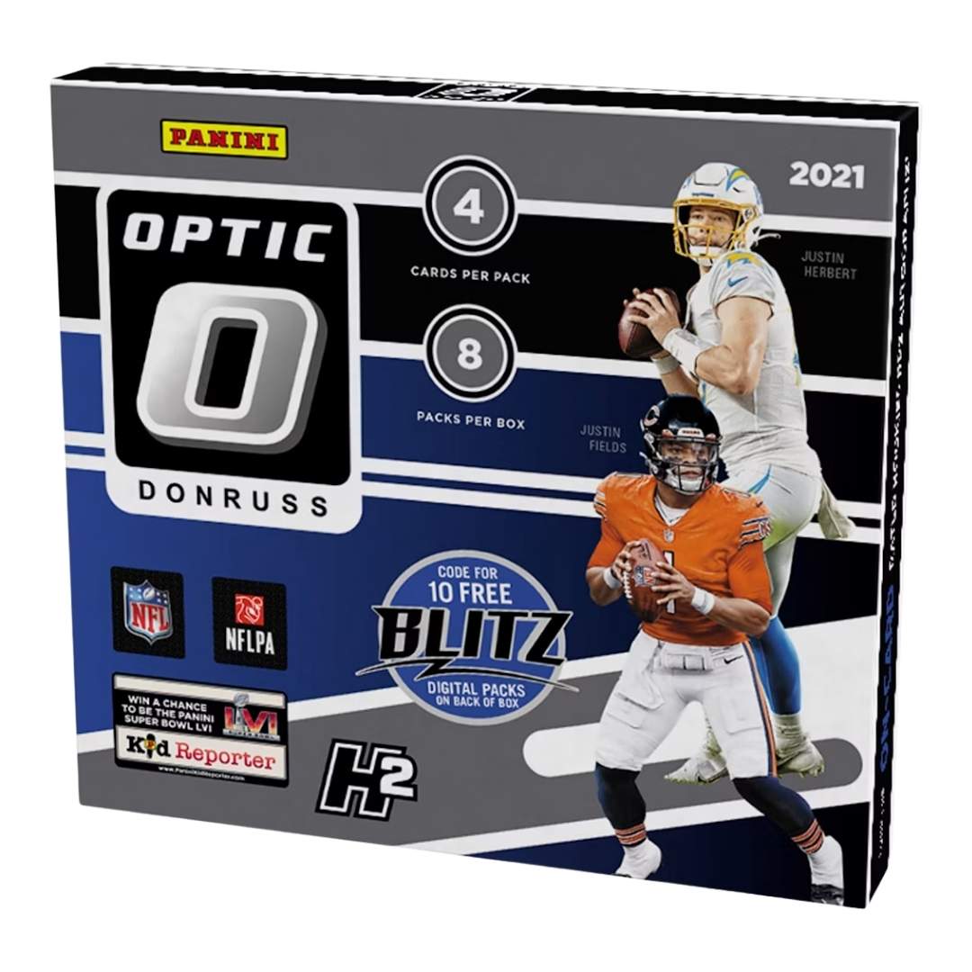 2021 Panini Donruss Optic Football H2 Hobby Hybrid Box