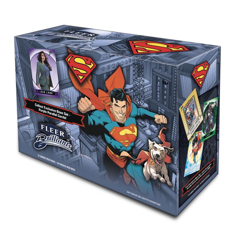 2025 Upper Deck Fleer Brilliants Super Man Mega Box - 14 Packs