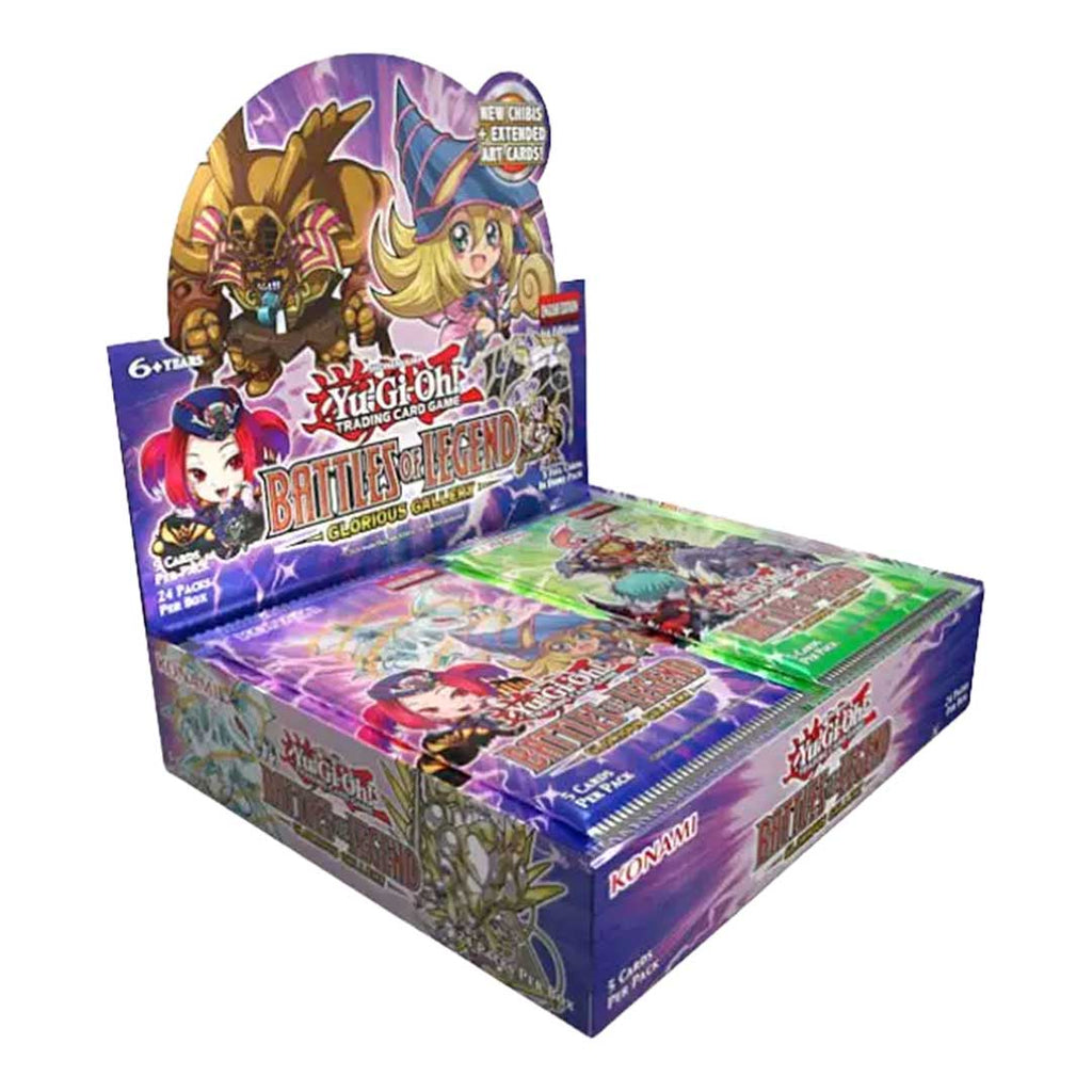 Yu-Gi-Oh! Trading Card Game: Battle of Legends Glorious Gallery Booster Display