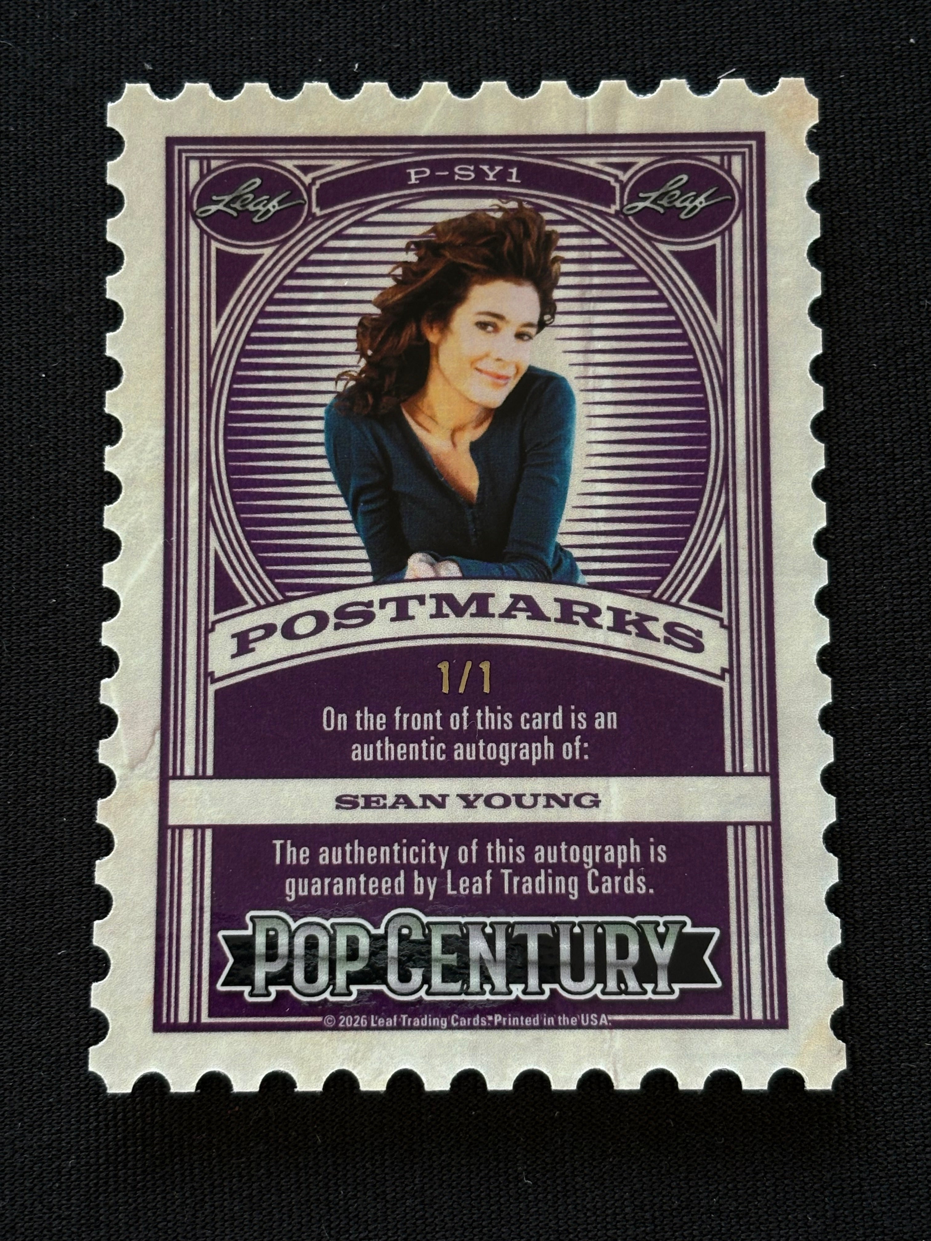 Sean Young 2026 Leaf Pop Century Auto Autograph Actress 1/1