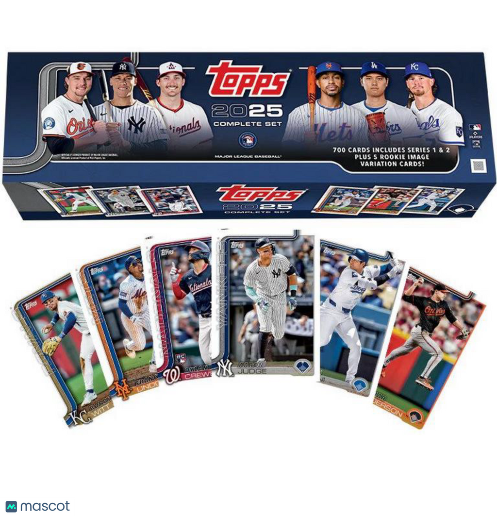 Topps 2025 MLB Baseball Trading Cards Complete Set