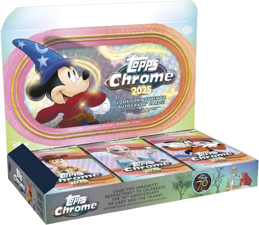 2025 Topps Chrome Disney Hobby Box