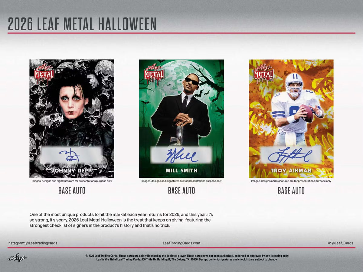 2026 Leaf Metal Halloween