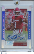 Kyler Murray 2019 Score Artist's Proof Blue Auto Autograph RC OU Sooners 22/35