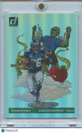 Saquon Barkley 2023 Donruss DOWNTOWN! SSP CASE HIT New York Giants