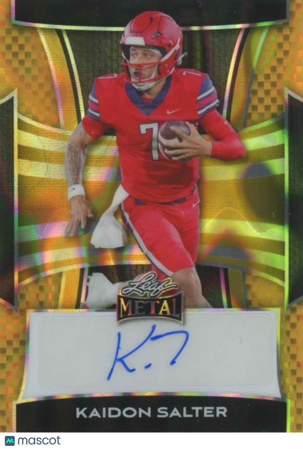 Kaidon Salter 2025 Leaf Metal GOLD Auto Autograph RC Rookie Colorado 1/1