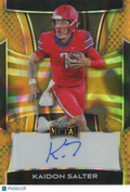 Kaidon Salter 2025 Leaf Metal GOLD Auto Autograph RC Rookie Colorado 1/1