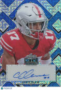 Chris Olave 2022 Leaf Metal Blue Auto Autograph RC Ohio State Buckeyes 14/15