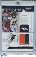 Chris Harris Jr. 2019 Playoff Game Worn Jersey Patch Denver Broncos 37/50