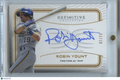 Robin Yount 2023 Definitive On Card Auto Autograph Milwaukee Brewers 2/25